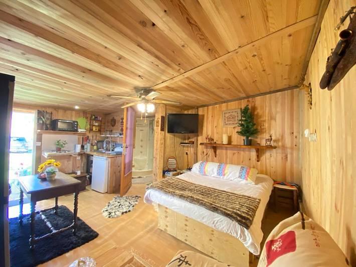Glamping voor 3 personen, met tuin en terras in de Vogezen