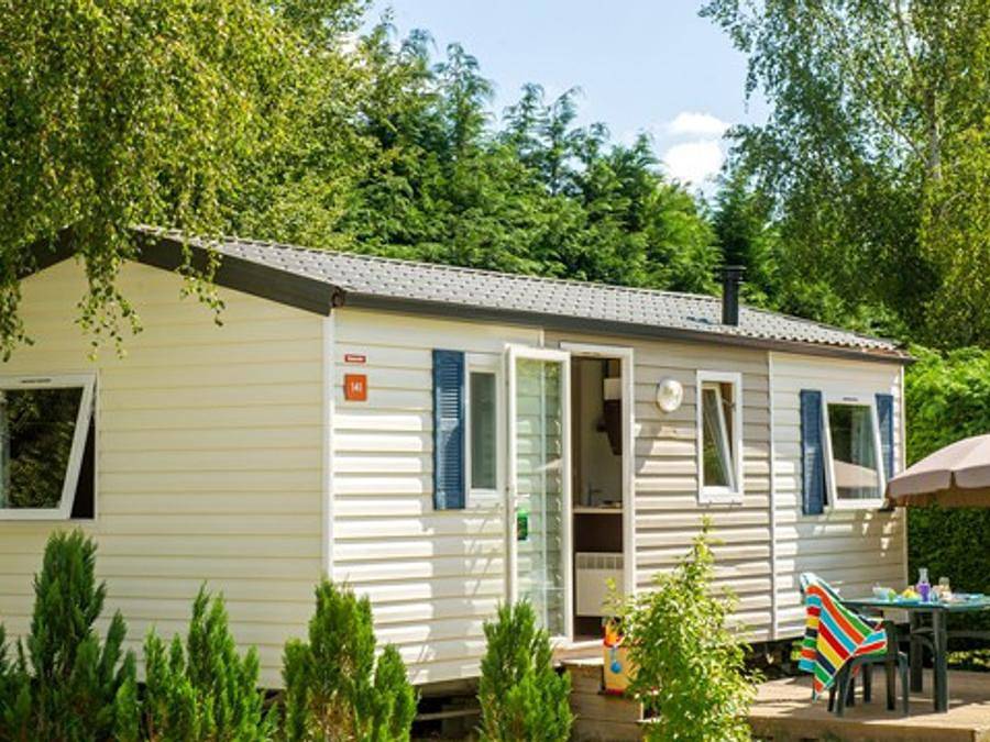 Camping Domaine des Tours - Mobilhome 6 personas - Classic Xl | 3 Dormitorios | 6 Pers. | Terraza Individual in Saint-Amans-des-Cots, Macizo Central