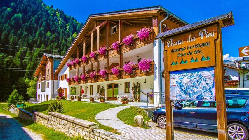 Appartamento per 2 persone, con Balcone e Terrazza nonché Giardino e Panorama a Campodolcino