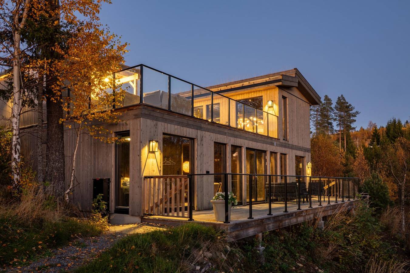 Ferienhaus für 6 Personen mit Seeblick in Stange