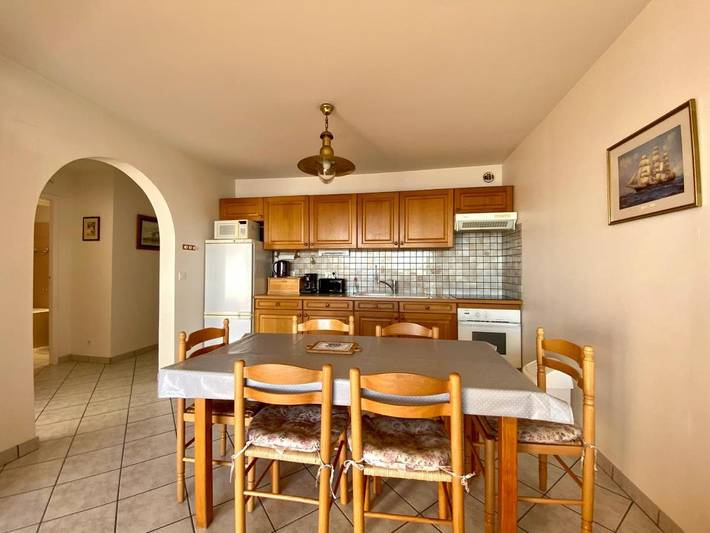 Gîte pour 6 personnes, avec vue et balcon dans Plage du Fogeo - 4