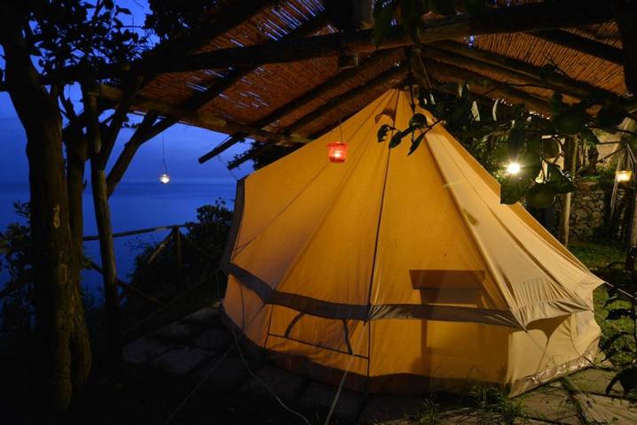 Bungalow per 2 persone, con Terrazza e Giardino nonché Panorama in Costiera amalfitana