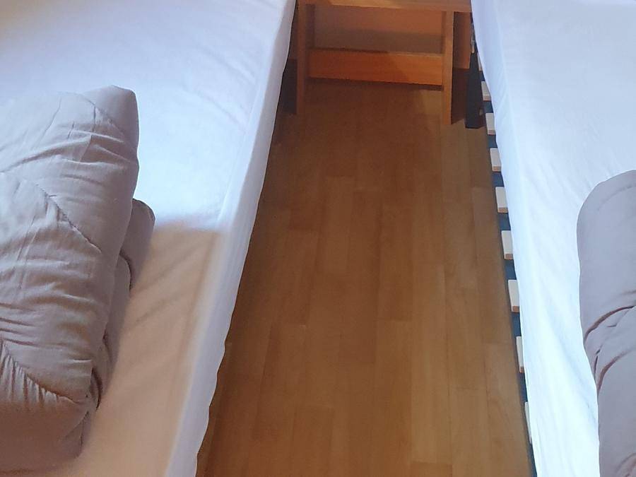 Flower camping La Dordogne Verte - Mobilheim 4 personen - Mobil Home Confort 2 Schlafzimmer plus Klimaanlage in Saint-Aulaye, Périgord Vert