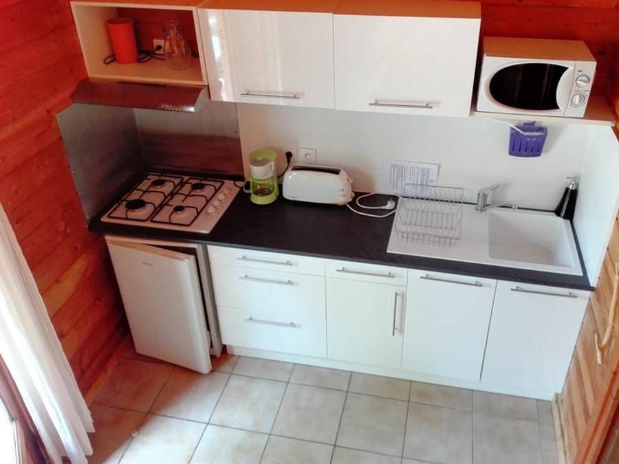 Camping La Truffière - Chalet 4 personas - Chalet Dúplex De 4 Plazas in Saint-Cirq-Lapopie, Parque Natural Regional Causses du Quercy