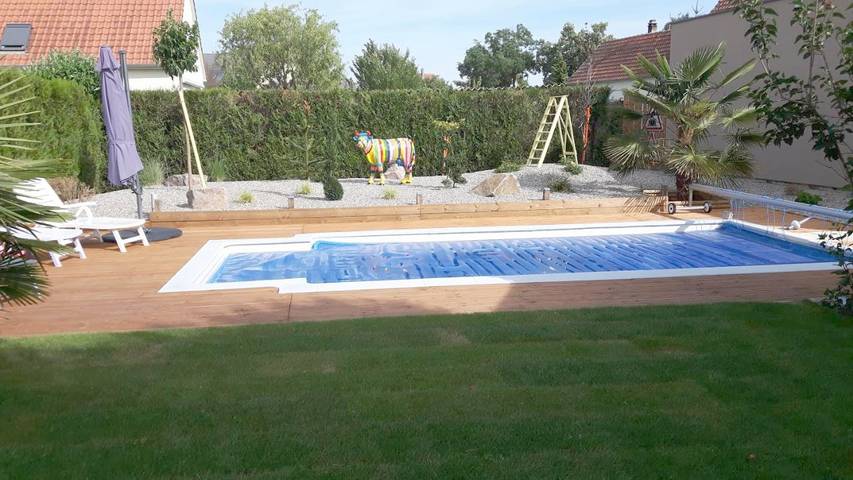 Location de vacances pour 2 personnes, avec vue ainsi que piscine et jardin à Bischwihr - 2