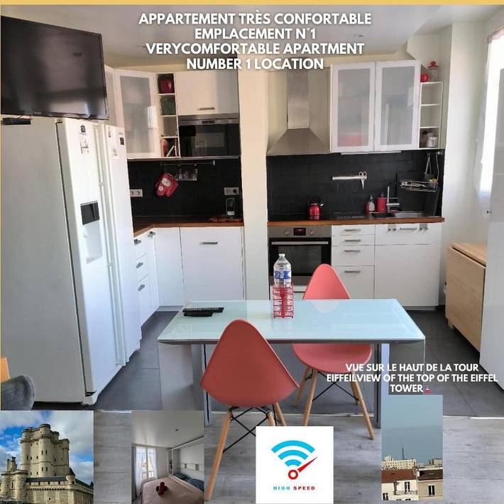 Appartement de vacances pour 2 personnes, avec vue à Vincennes