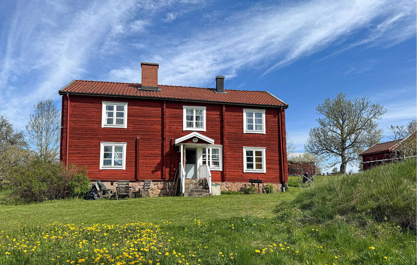 Hus för 6 Personer, med sjöutsikt och trädgård