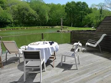 Chambre d’hôte pour 5 personnes, avec jardin et vue sur le lac, animaux acceptés dans le Finistère