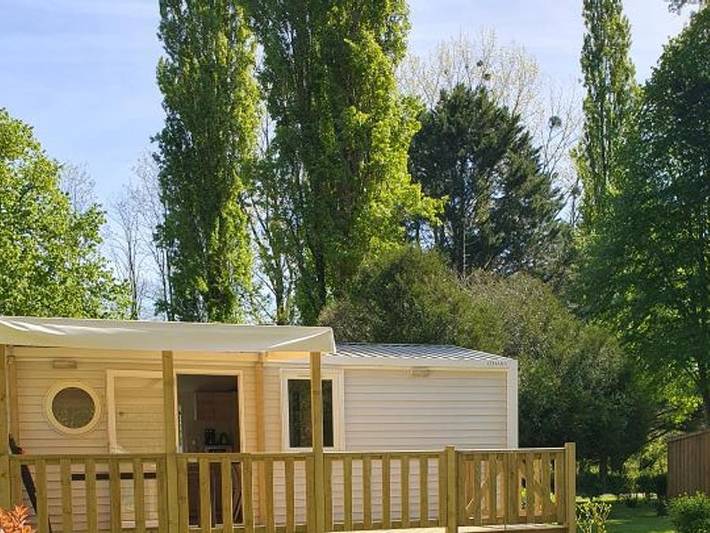 Camping D'auberoche - Mobilheim 4 personen - Mobilheim O'Hara 4 Personen 28m² in Le Change, Périgord Blanc
