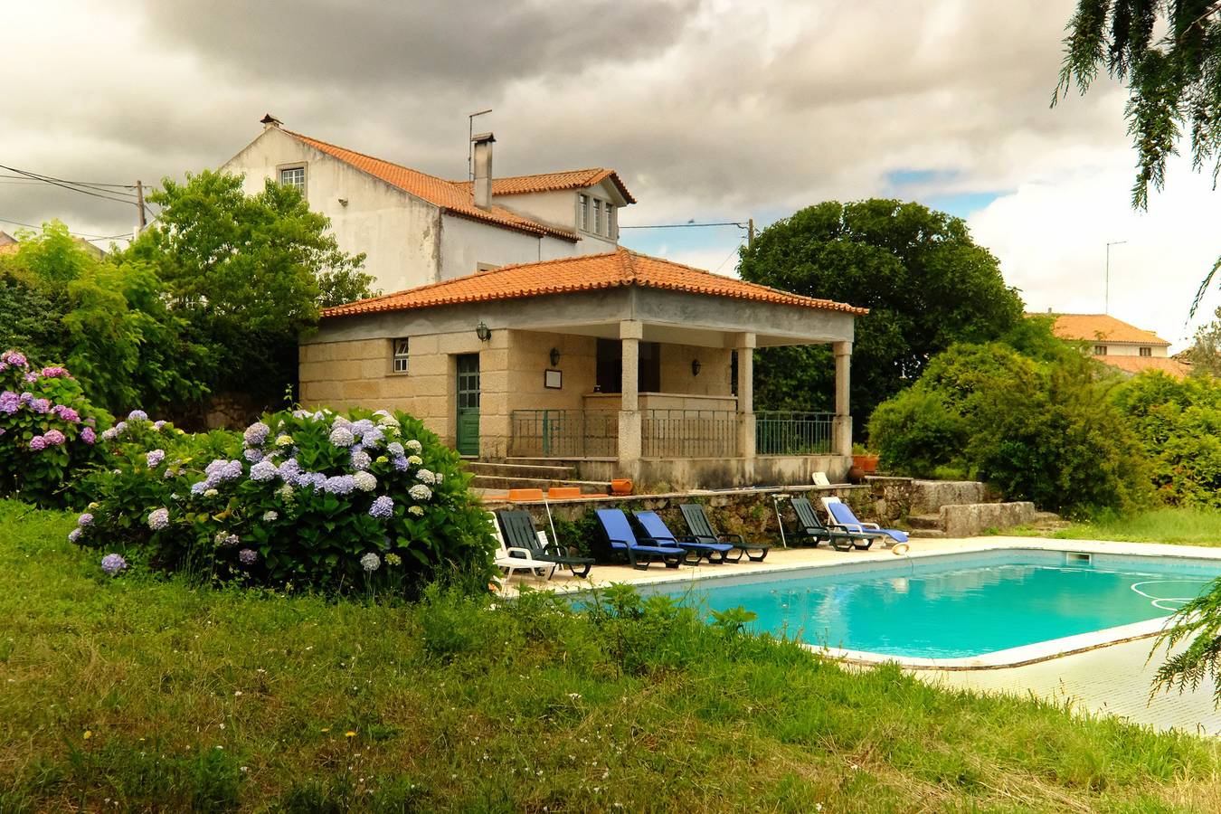 Familienzimmer – Casa do Mogadouro mit Bergblick, Gemeinschaftspool und Wlan in Beira Interior Norte, Mesquitela