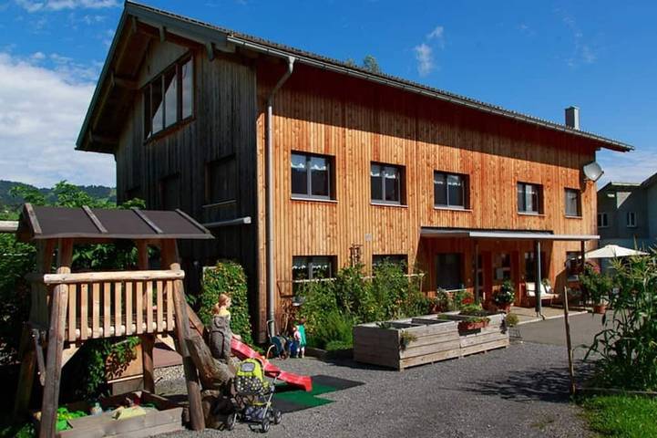 Ferienwohnung für 4 Personen, mit Garten und Sauna in Andelsbuch