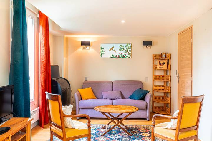Appartement de vacances pour 4 personnes, avec jardin