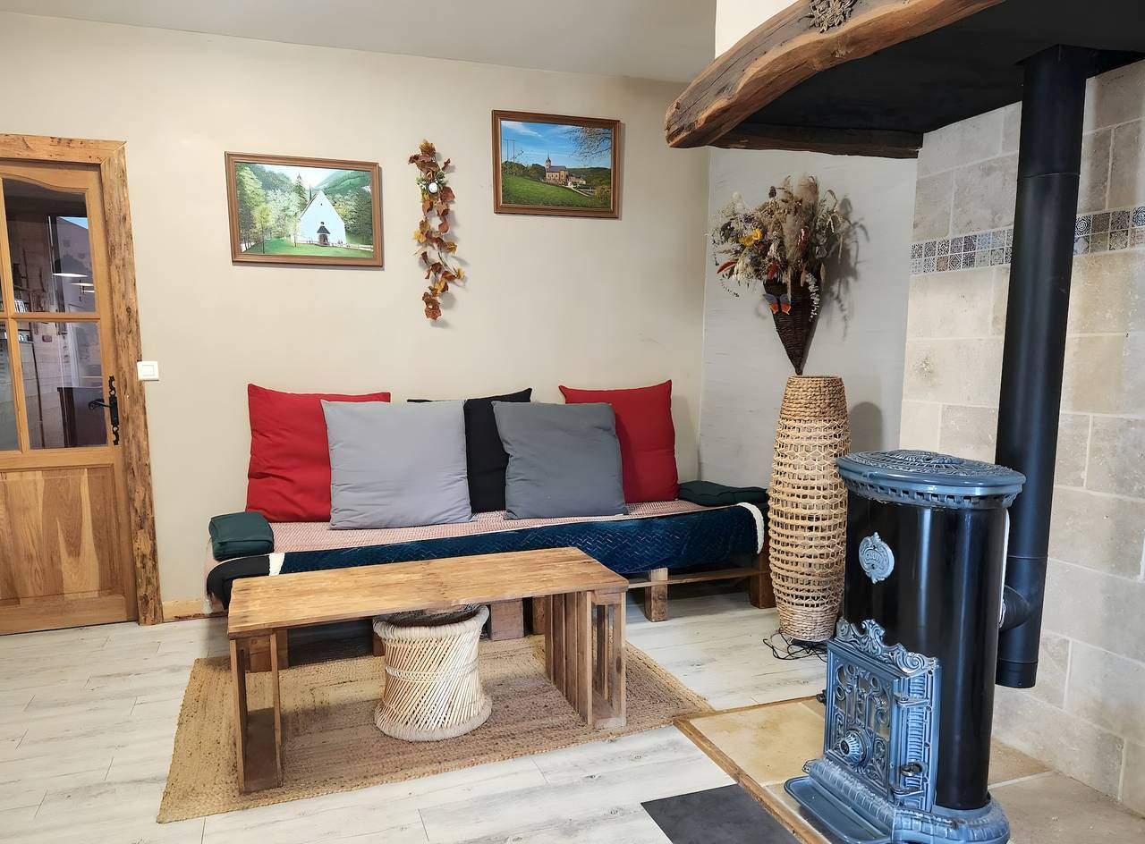 Gîte avec bar et four à pizza et visite de la ferme in Étreval, Région de Nancy