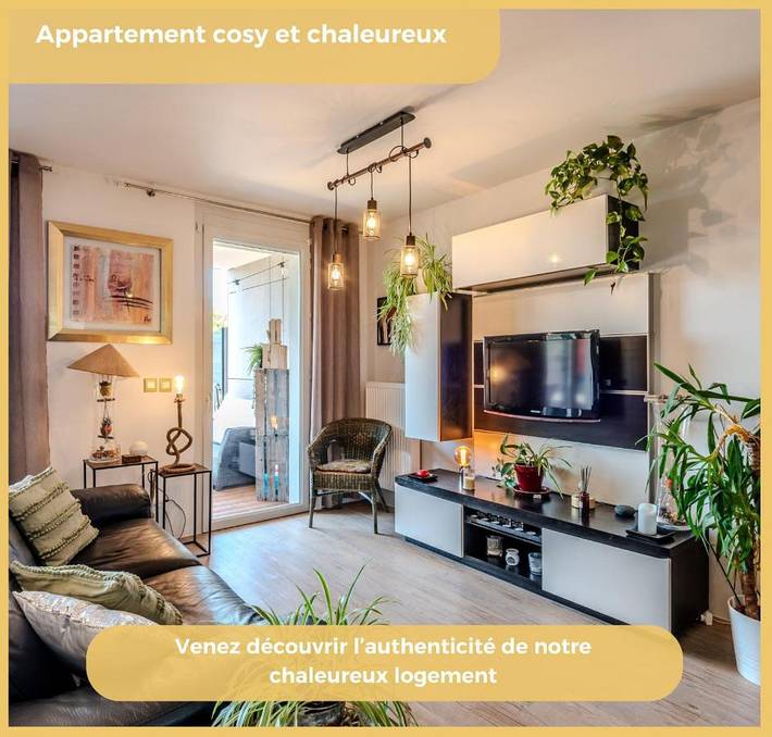 Apartamento de vacaciones para 4 personas, con terraza y jardín - 1