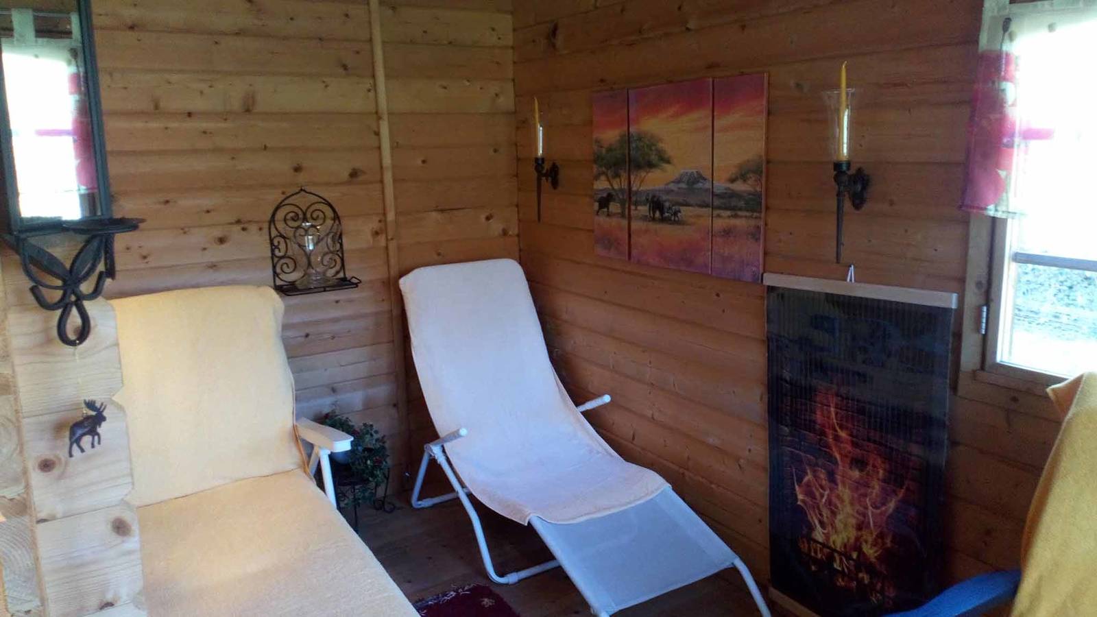 Ganze Wohnung, Reitstation Roßmühle - Naturhaus Connemara mit Terrasse und Gartensauna in Gräfendorf, Rhön-Bayern