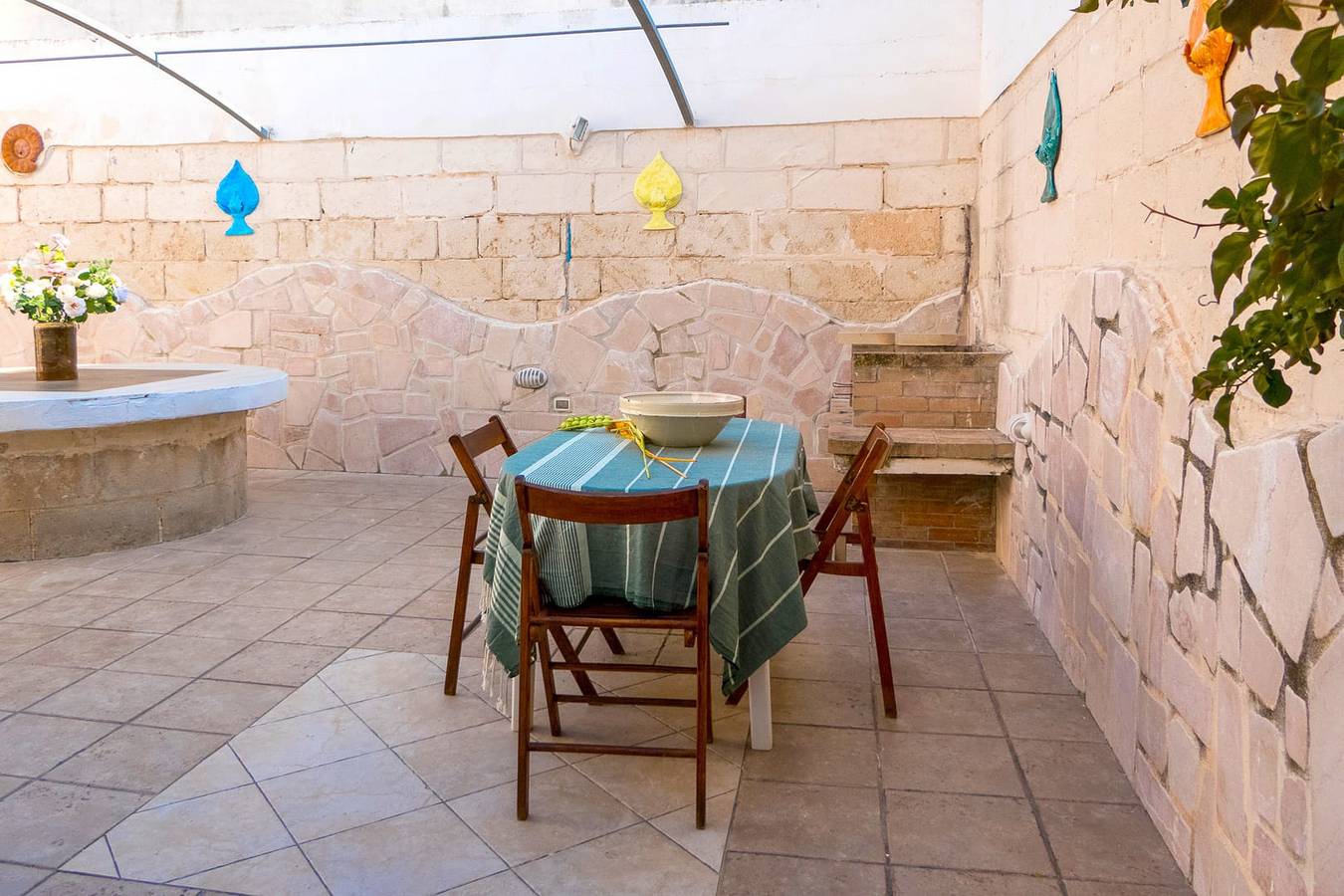 Ferienhaus für 5 Personen mit Meerblick in Manduria, Golf von Tarent