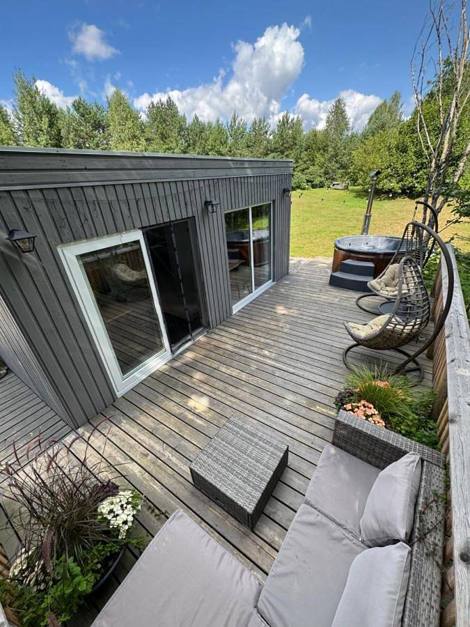 Camping für 4 Personen, mit Garten und Ausblick sowie Terrasse in Litauen