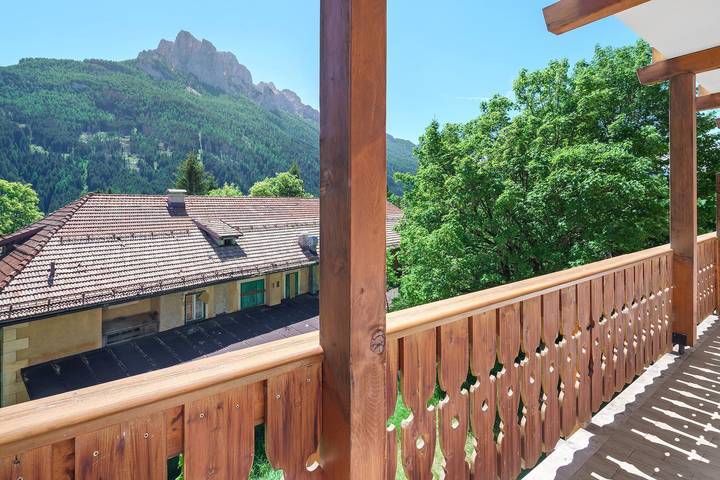 Appartement entier, Appartement 'Lella Stella Alpina' avec vue sur la montagne, balcon et Wi-Fi in Vigo di Fassa, San Giovanni di Fassa