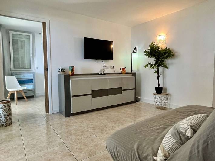 Ganze Wohnung, 3-Zimmer-Wohnung, direkt am Meer, direkter Strandzugang, moderne Ausstattung in La Côte Vermeille, Argelès-sur-Mer