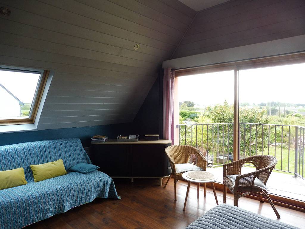 Chambres d'hôtes de Kernevez - Chambre avec balcon in Plougrescant, Côte de Granit Rose