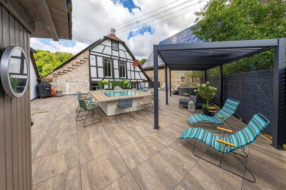 Bauernidyll trifft Wohndesign - Whirlpool, Sauna und Kamin in Kirchberg an der Jagst, Hohenlohe