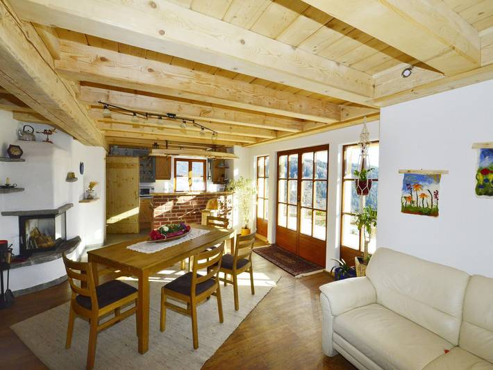 Ganze Ferienwohnung, Hubmoarhütte - Ferienhaus Hubmoarhütte in Sankt Marein bei Neumarkt, Lavanttaler Alpen