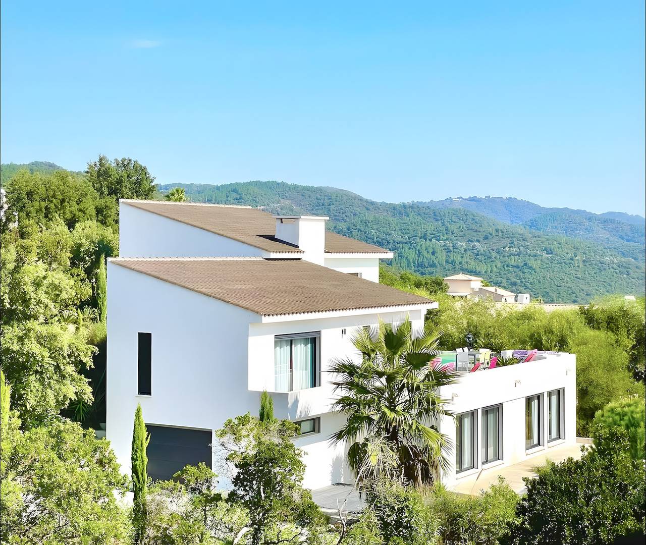 Villa 'Architecte Vista Mar' con vistas al mar, Wi-Fi y aire acondicionado in Les Adrets-de-l'Estérel, Massif de l'Esterel