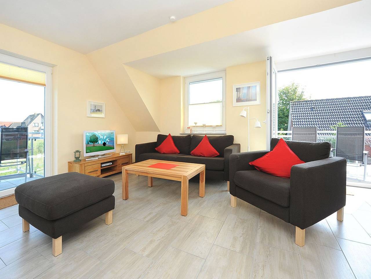 Ganze Ferienwohnung, Besondere Aussicht - Ferienwohnung Deichblick in Bensersiel, Landkreis Wittmund