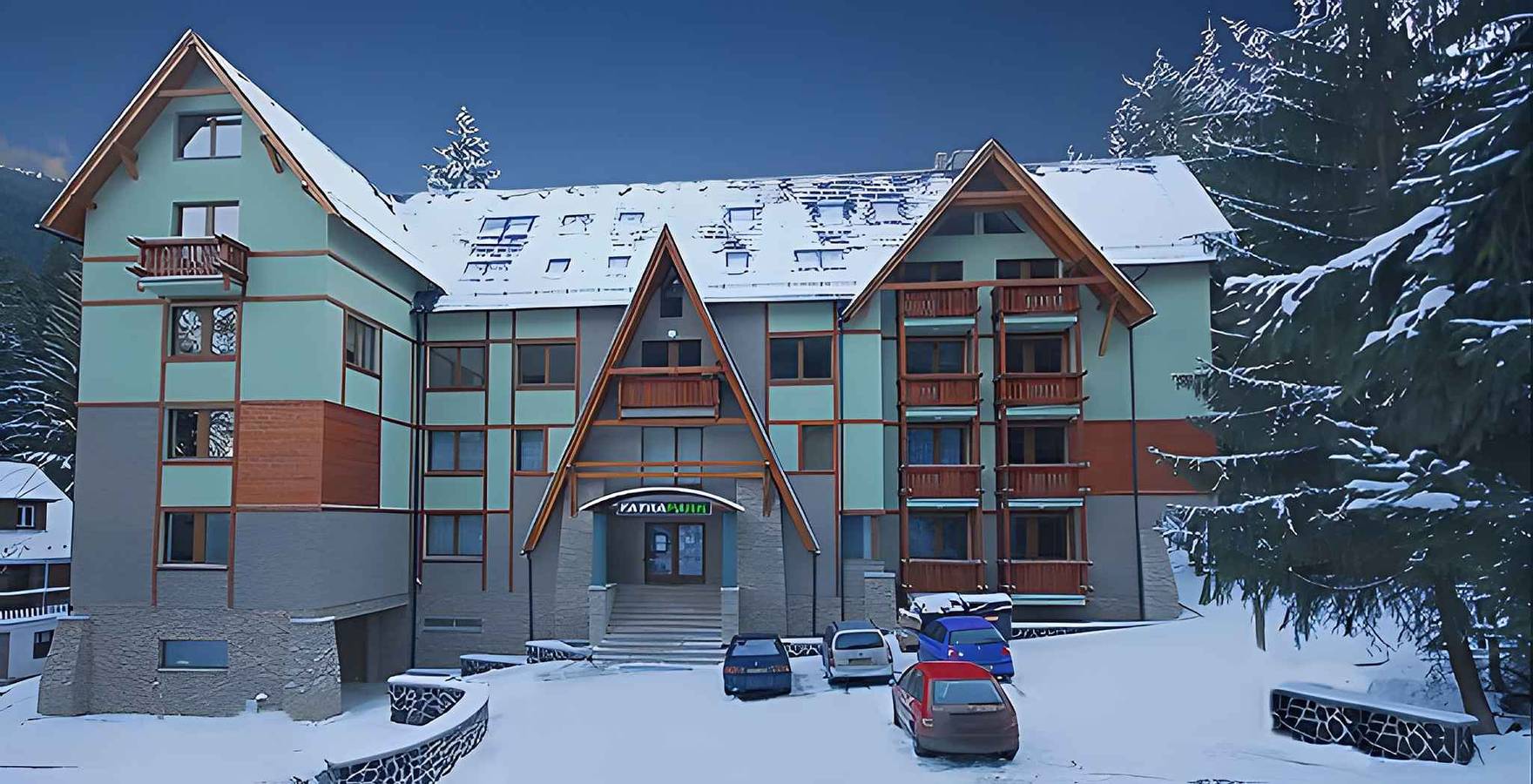 Hotelapartment in der Ferienanlage Fatrapark, Skilift 50 m entfernt  in Ružombero, Slowakei