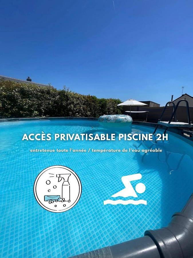 Location de vacances pour 2 personnes, avec terrasse et piscine ainsi que jacuzzi et jardin à Clermont (Oise) - 2