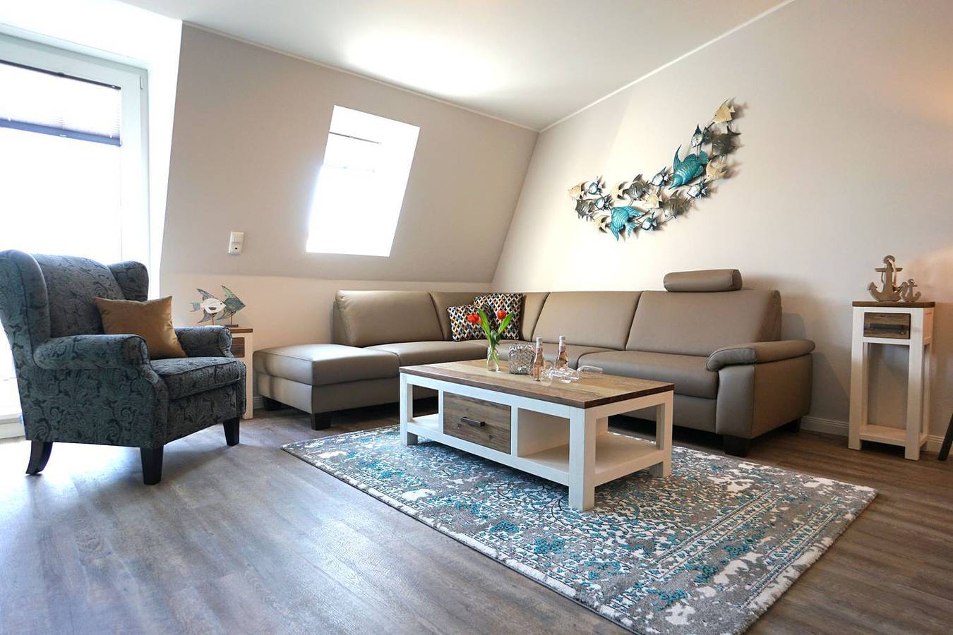 Ganze Wohnung, Nordseetraum mit Sauna und Balkon in Hafen Büsum, Büsum