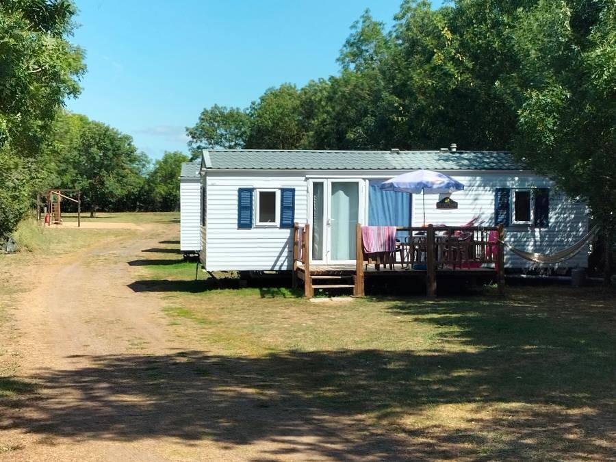 Camping Au Vent des Marais - Mobilheim 4 personen - Komfort in Longeville-sur-Mer, Vendée