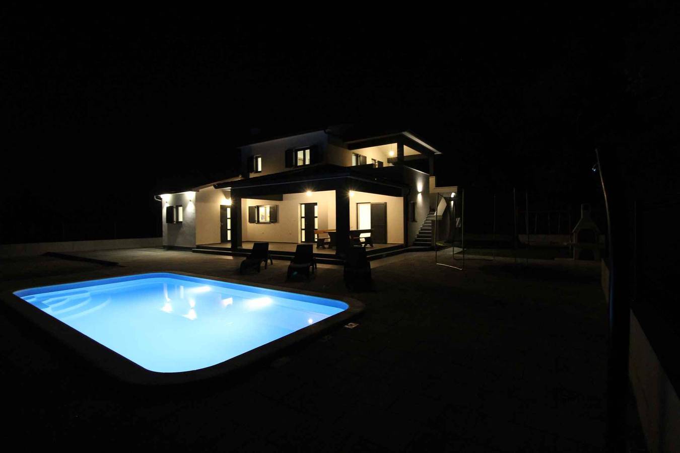 Maison de vacances avec piscine et climatisation  in Vinez, Côte Est de l'Istrie