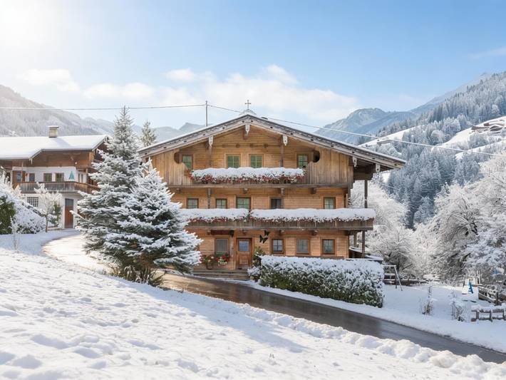 Ferienwohnung für 4 Personen, mit Garten und Terrasse, mit Haustier in Alpbach