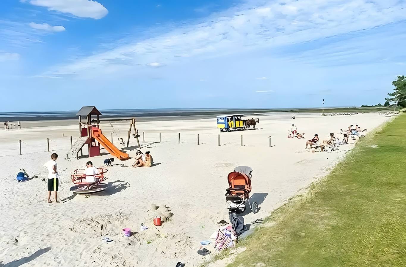 Appartement entier, Appartement « Neuf Vue Sur Mer 3 » avec vue mer, Wi-Fi et climatisation in Cherrueix, Baie du Mont-Saint-Michel
