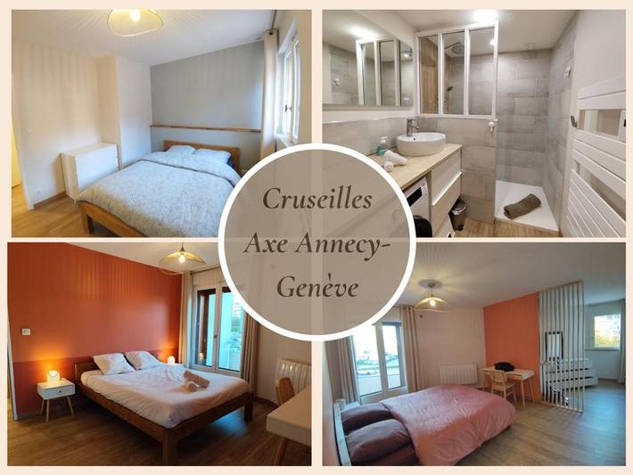 Gîte pour 6 personnes, avec balcon à Cruseilles - 2