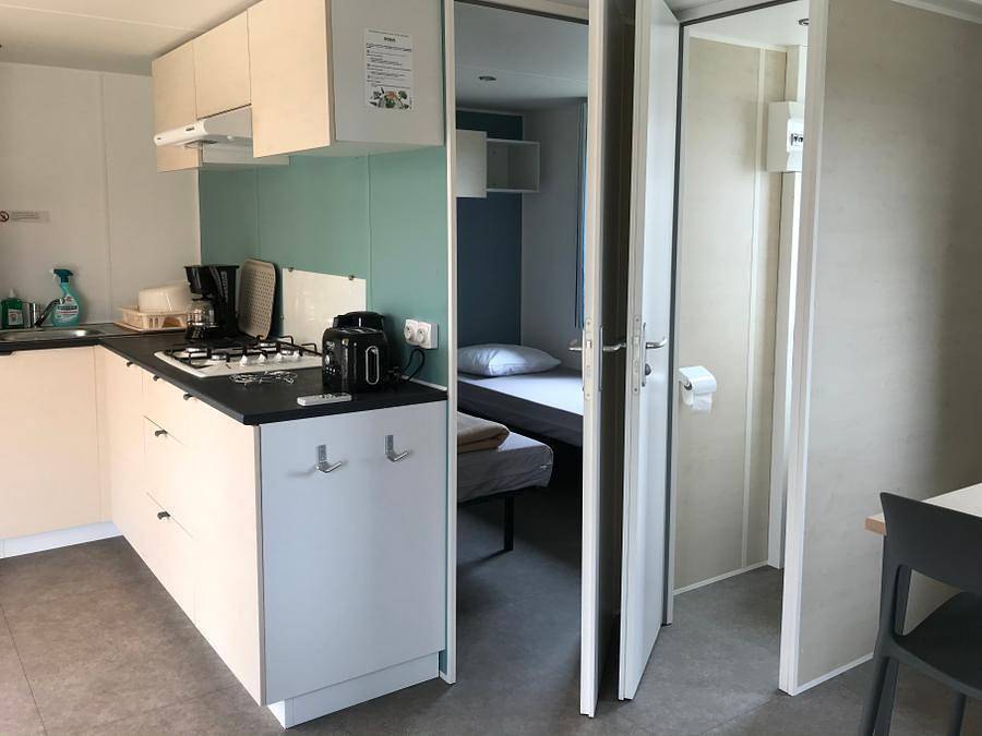 Camping Des Favards - Mobile home 6 persons - Comfort 2 bedrooms in Violès, Vaucluse