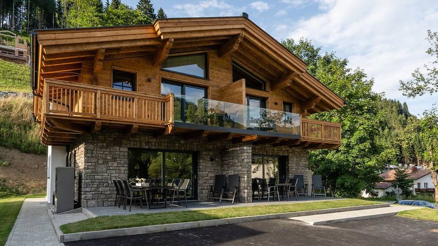 Chalet für 10 Personen, mit Sauna und Balkon sowie Garten in Mühlbach am Hochkönig