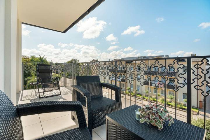 Ganze Wohnung, Modern Apartment with Air Conditioning | Roof Terrace in Ciechocinek, Kujawien-Pommern