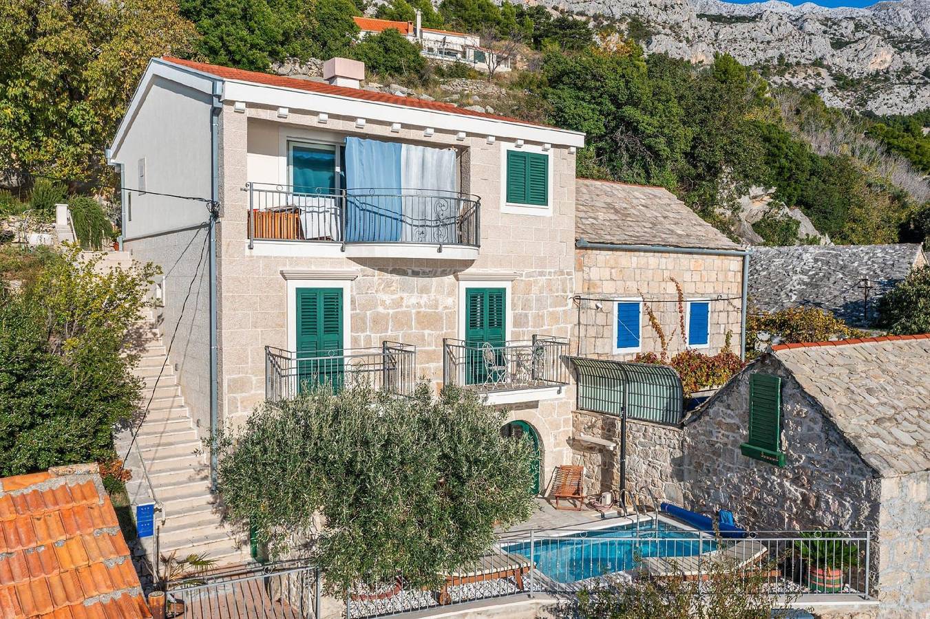 Apartment Villa Ivo in Brela, Makarska Riviera