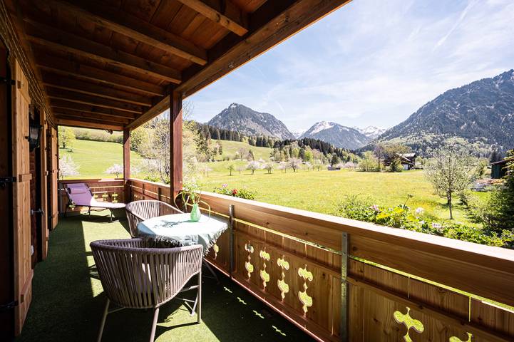 Bauernhof für 2 Personen, mit Garten und Balkon sowie Sauna und Ausblick, mit Haustier in Oberstdorf - 2