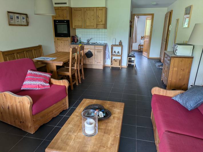 Gîte pour 4 personnes, avec balcon, adapté aux familles à Val-d'Illiez - 3