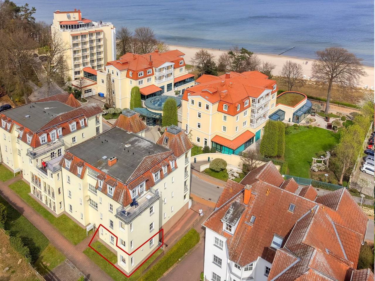 Appartement entier, Villa Margot Whg. 01 mit 100 m zum Strand, Wlan und Balkon in Bansin in Bansin, Heringsdorf