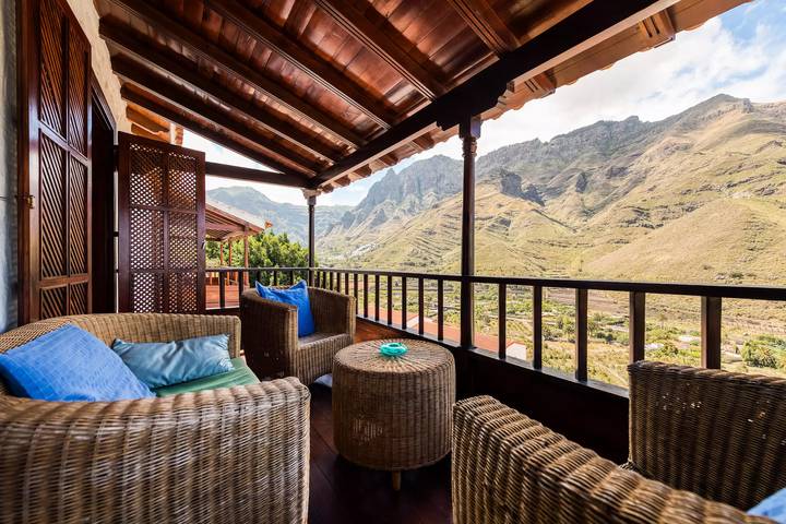 Casa rural para 5 personas, con Balcón y Terraza además de Jardín y Sauna en Valle de Agaete