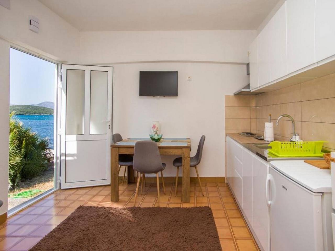 Ganze Wohnung, Ferienwohnung für 4 Personen mit Meerblick in Drače, Dubrovnik-Neretva