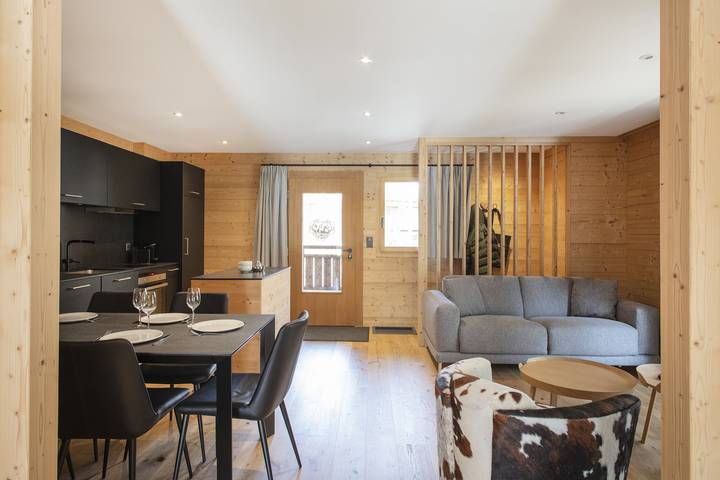 Ferienwohnung für 6 Personen, mit Balkon und Sauna in Anniviers