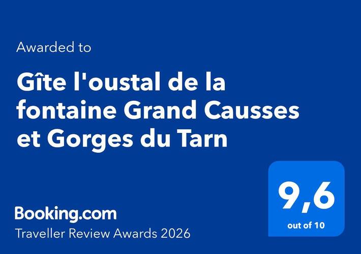 Location de vacances pour 10 personnes, avec vue et jardin, adapté aux familles à Mostuéjouls