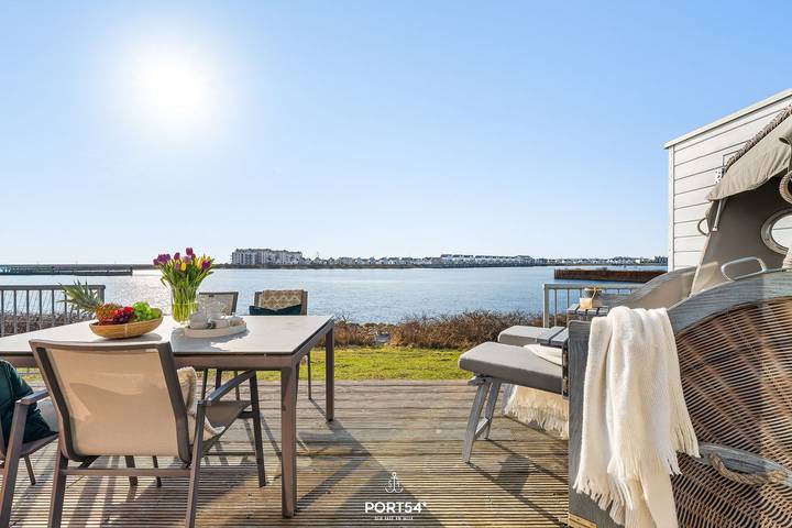 Ferienwohnung für 6 Personen, mit Sauna und Garten sowie Ausblick in Olpenitz
