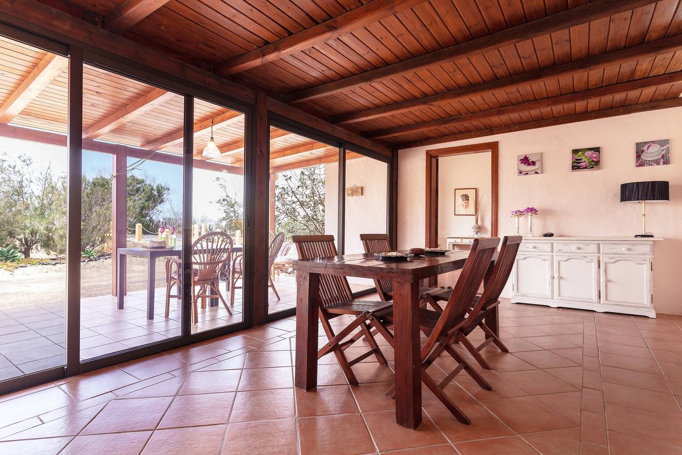 Casa de vacaciones "Oasis en Cotillo" con terraza, barbacoa, vista panorámica y ventiladores in Piedra Playa, La Oliva