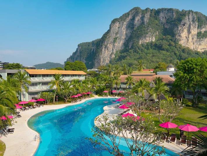 Station pour 3 personnes, avec sauna et piscine ainsi que jardin et vue à Ao Nang Beach - 3